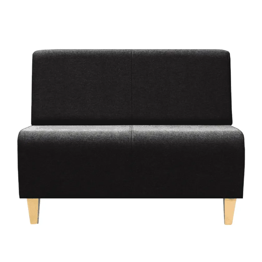 Диван NordRest Rudy двухместный (черный)